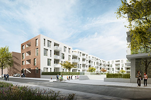 Clouth-Quartier Baufeld WA 14 in Köln-Nippes